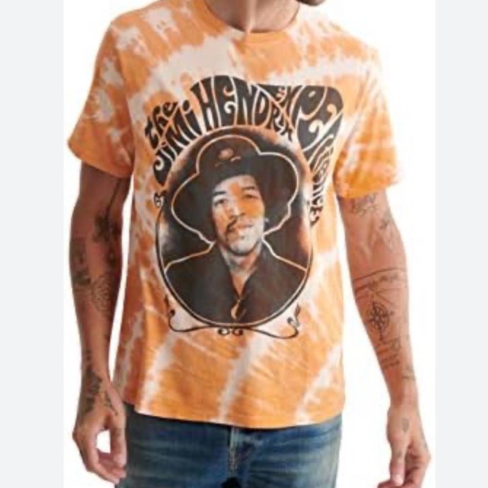 Jimmy Hendrix x Lucky Brand Tie Dye T-shirt Size Small